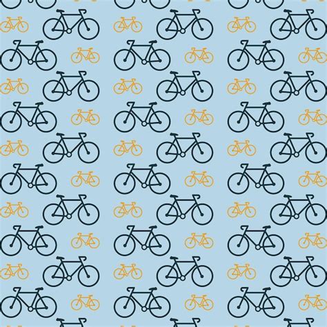 Premium Vector Bicycle Beautiful Pattern Background Vector Illustration