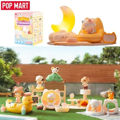 Pop MART Dimoo Cat Paradise Series อปกรณประกอบฉาก ฟกเกอรสตวเลยง