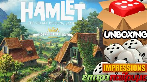 Hamlet The Village Building Game Unboxing Impressions By