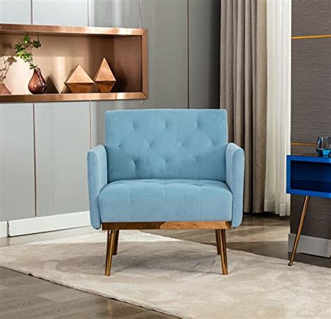 Top Light Blue Accent Chair Of Katynel