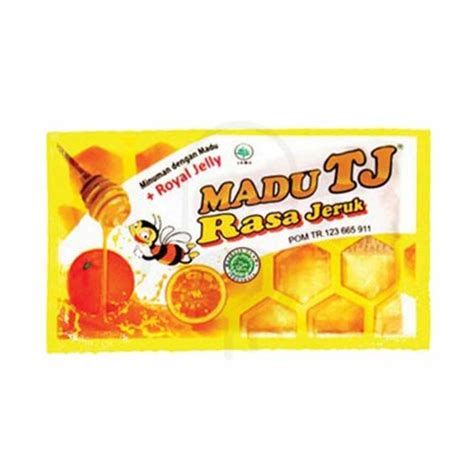 Jual Madu Tj Sachet Jeruk Sachet Gr Shopee Indonesia