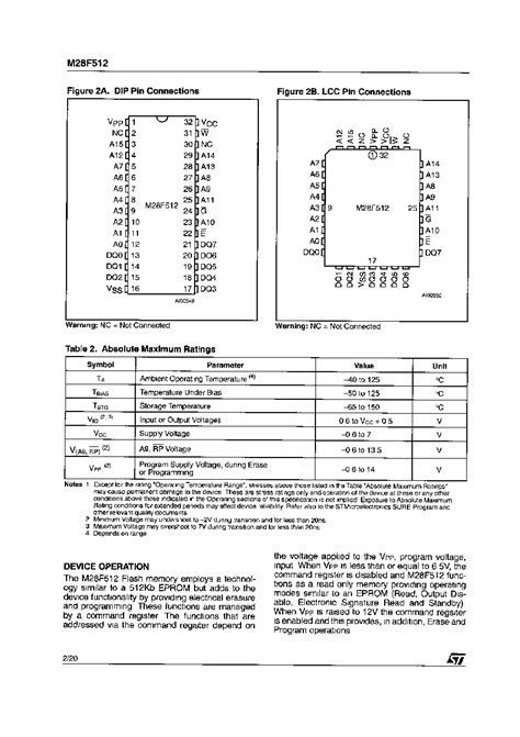 F Datasheet Pages Stmicroelectronics Kbit Kb X