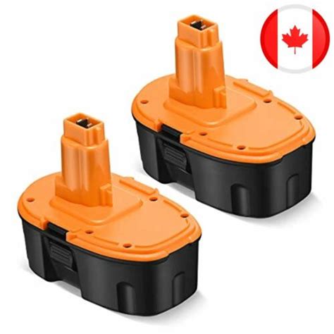 Powerextra 2pack 18 Volt Dewalt Replacement Battery 3700mah For Dc9096