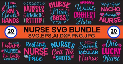 Nurse SVG Bundle Vol.5 Bundle · Creative Fabrica