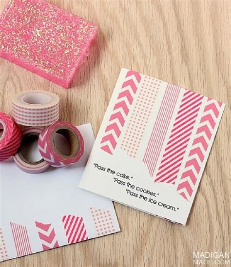 Happy Birthday Washi Tape Card 1 Diy Washi Tape Cards Happy Birthday