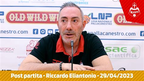 Post Partita Legnano Borgomanero Riccardo Eliantonio Del