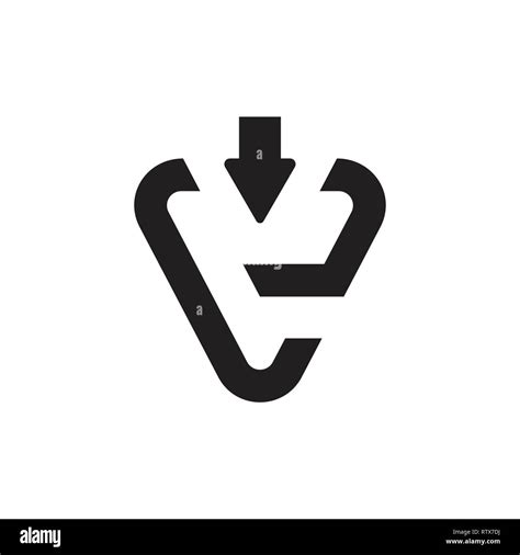 Letter E Geometric Arrow Logo Vector Stock Vector Image And Art Alamy