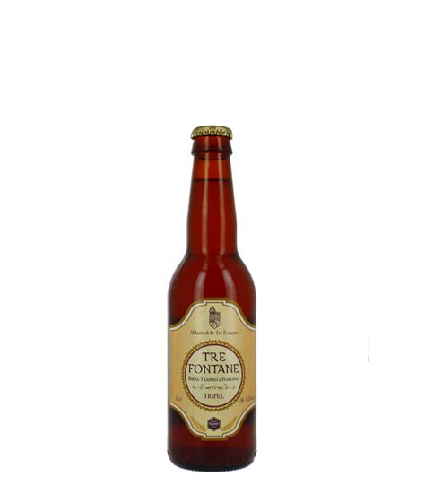 Bière Trappiste TRIPEL 33 cL TRE FONTANE Abbaye de