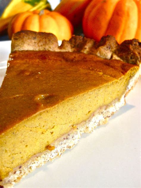 Pumpkin Pie With Hazelnut Crust Pumpkin Pie Food Desserts