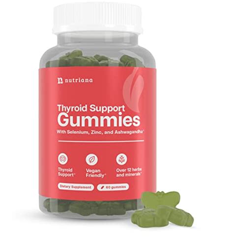 Thyroid Supplement Gummies - Selenium Supplement & Iodine Supplements ...