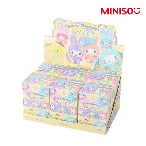 MINISO Blind Box Sanrio Characters Rabbit Series Original Box Of 6