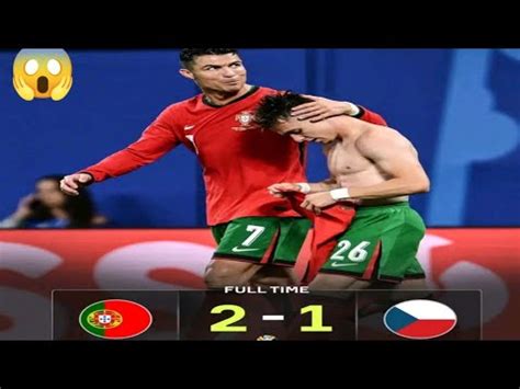 Portugal Vs Czechia Highlight Wefa Euro Football Cr Euro