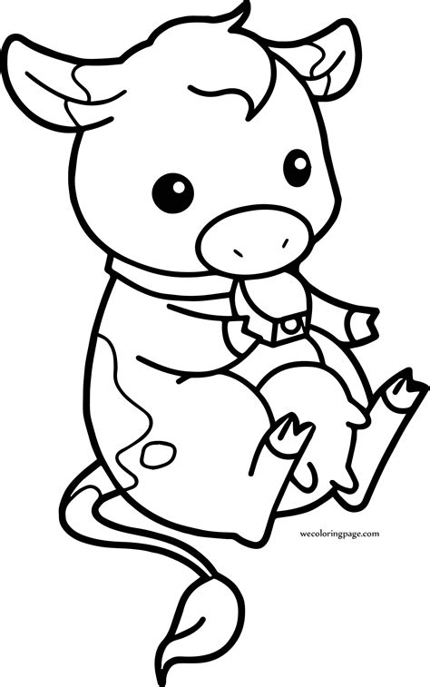 Cow Coloring Pages Free Printable