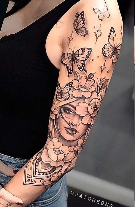 Top 74 Quarter Sleeve Tattoo For Females Latest Vn