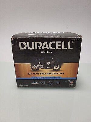 Duracell Ultra Platinum Agm Power Sport Battery 12v Non Spillable