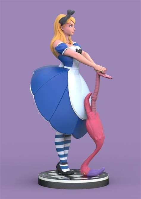 Alice In Wonderland V2 Plus Nsfw Version 3d Model 3d Printable Cgtrader