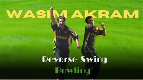 Wasim Akram Bowling With The Old Ball Amazing Reverse Swing Bowling