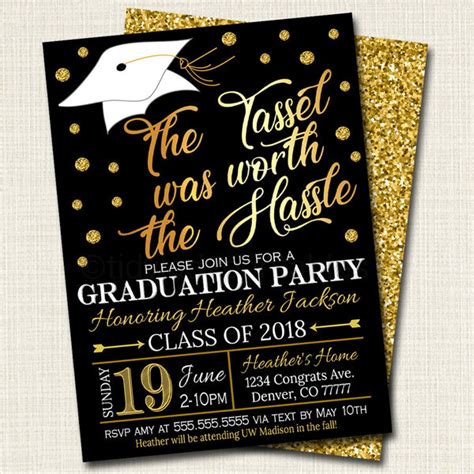 Graduation Party Invitation | TidyLady Printables