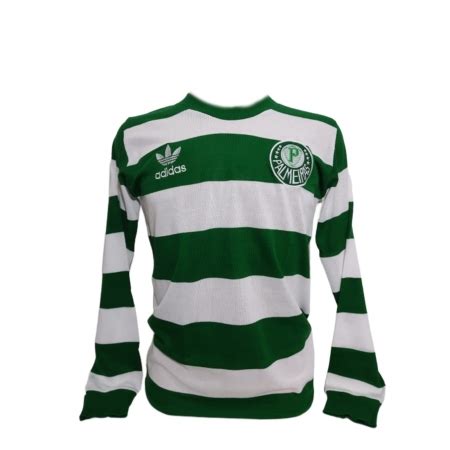 Camisa Retr Palmeiras Manga Longa Parmalat Fut Retro