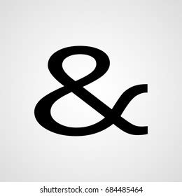 Ampersand Black Icon Stock Vector Royalty Free 678289747 Shutterstock