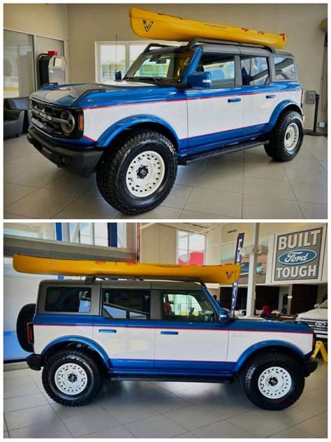 Two Tone Ford Bronco Ford Bronco Ford Trucks Ford Suv