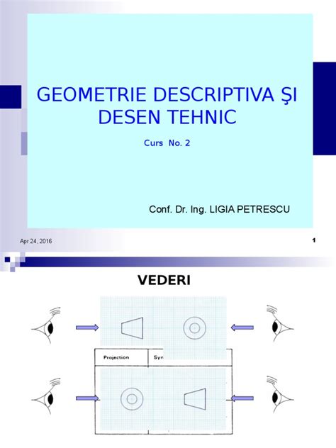 PDF Geometrie Descriptiva Si Desen Tehnic Prof Ligia Petrescu