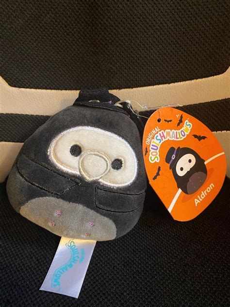 Squishmallows 35 Aldron Plague Doctor Halloween Plush Clip 2022 New