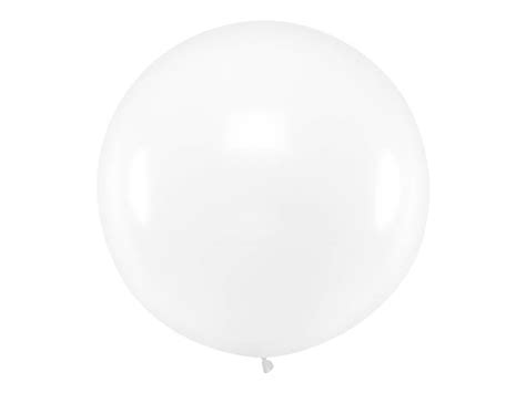 Riesiger Ballon Xxl Rund Transparent Pastel Clear M Stk