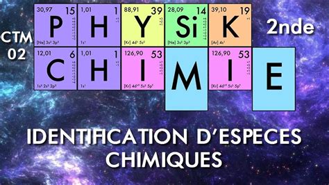 Physique Chimie Seconde CTM01 02 Identification d espèces chimiques