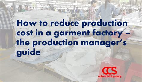 How To Reduce Production Costs In A Factory Production Managers Guide