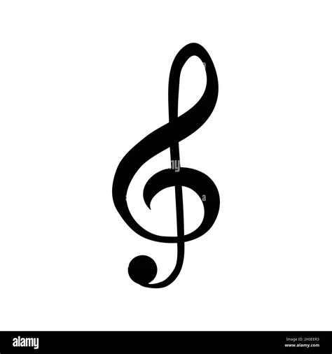 Treble Clef Icon Music Sign Stock Vector Image And Art Alamy