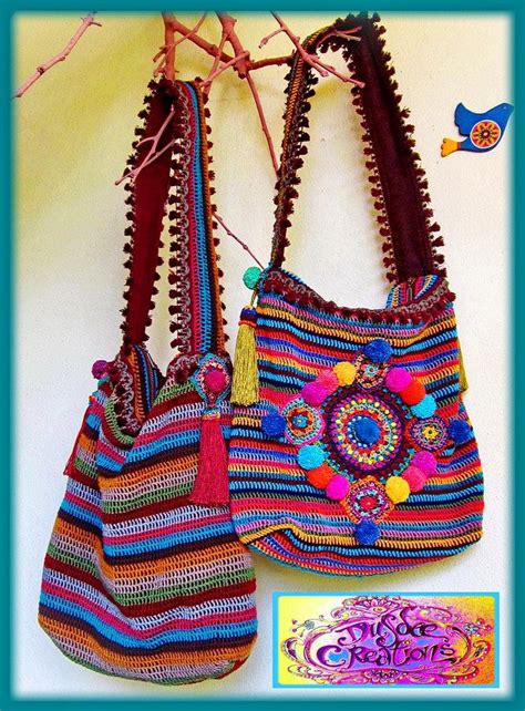 Colorful Crochet Bags By Me Crochet Bag Crochet Market Bag