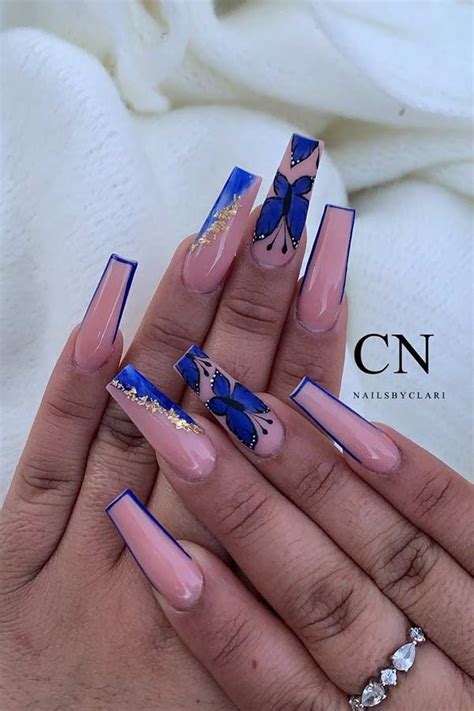 43 Chic Blue Nail Designs You Will Want To Try ASAP StayGlam