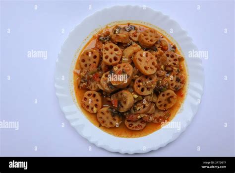 Tasty Lotus Stem Curry A Side Dish Made With Lotus Stem Kamal Kakdi