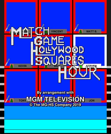 MATCH GAME/HOLLYWOOD SQUARES HOUR [NBC] - Episode 31 | NGC: Net Game Central