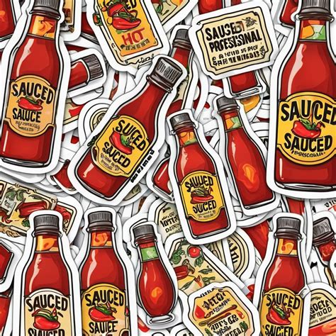 Saucy Hot Sauce Bottle Stable Diffusion Online