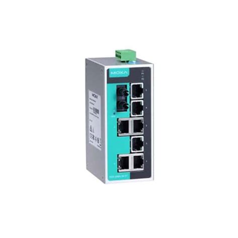 MOXA Industrial Switch EDS 208A M ST T 8 Port Unmanaged Ethernet