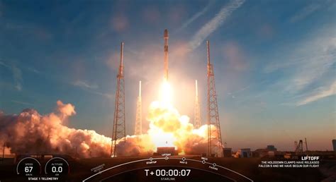 SpaceX launches 1st batch of new 'V2 mini' Starlink satellites | Space