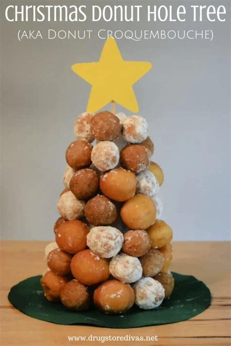 Christmas Donut Hole Tree Tutorial Aka Donut Croquembouche