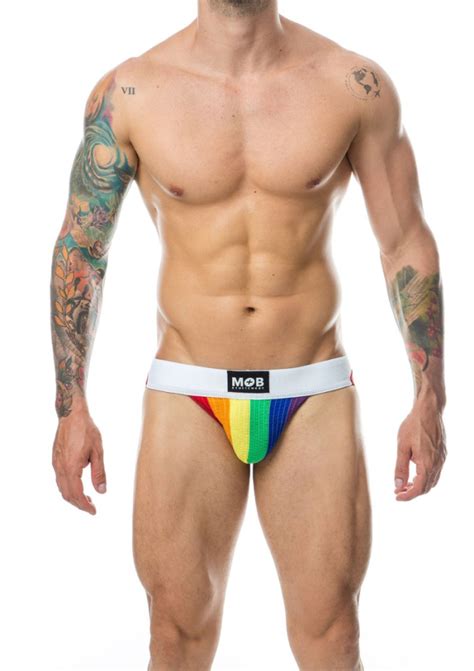 Jockstrap U Duginim Bojama Pride Classic Jockstrap Kinky Sex Shop