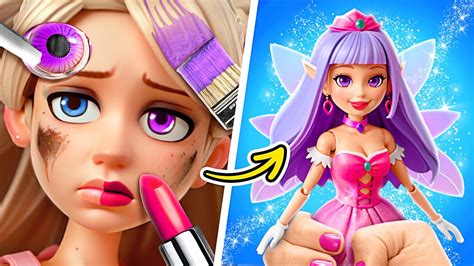 De Barbie F E Poup E Relooking D Fi Diy Id Es Miniatures Pour Votre