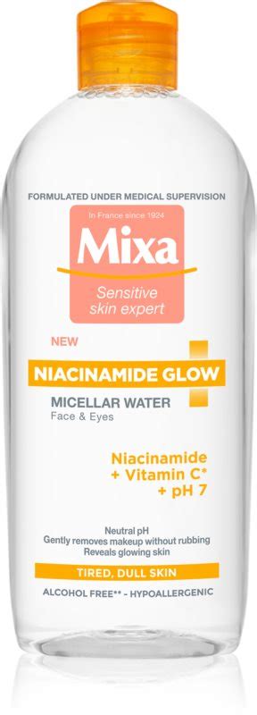 Mixa Niacinamide Glow Micellar Water With Brightening Effect Notino Co Uk