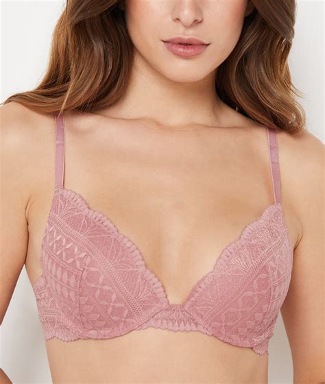 Soutien Gorge N 2 Le Push Up Plongeant Idole Rose Etam