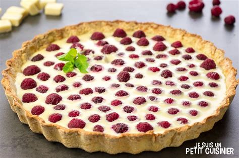 Recette De Tarte Au Chocolat Blanc Et Framboises