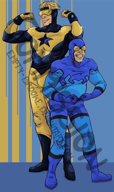 Booster Gold and Blue Beetle [theunbrilliant] by Empty-Brooke on DeviantArt