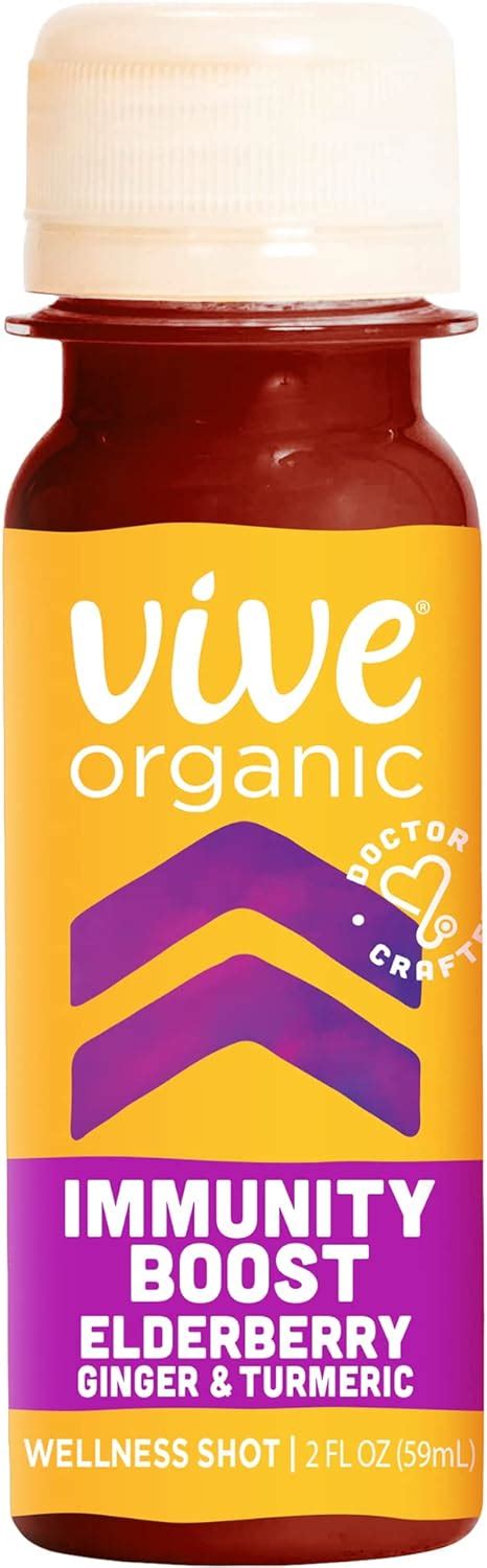 Amazon Vive Organic Immunity Boost Shot Elderberry Ginger