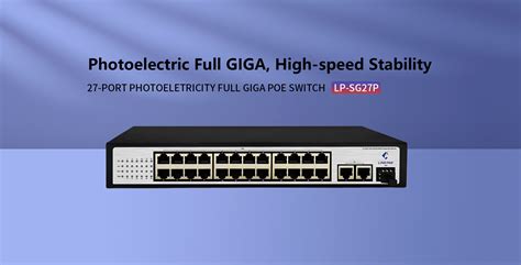 Port Photoelectricity Full Giga Poe Switch Oryxrun