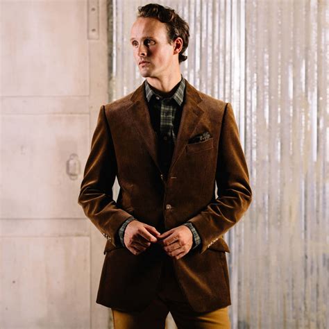 Tan Brown York Corduroy Jacket Mens Country Clothing Cordings