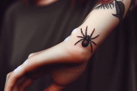 Small Spider Tattoo: Embracing Elegance in Miniature - Your Own Tattoo Design: Custom Designs ...