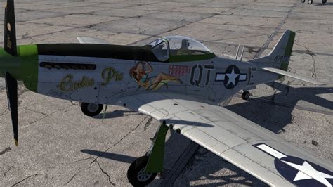 P 51D 30 Cutie Pie At War Thunder Nexus Mods Skins Addons And Community